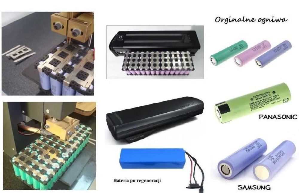 Serwis naprawa regeneracja baterii akumulatorów rower elektryczny