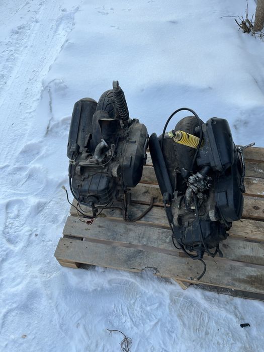 Двигатель мотор двигун Suzuki lets 1 2 3 verde a196