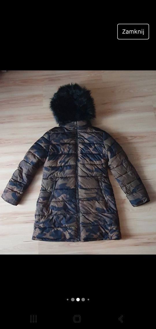 Dkny camo parka cheap