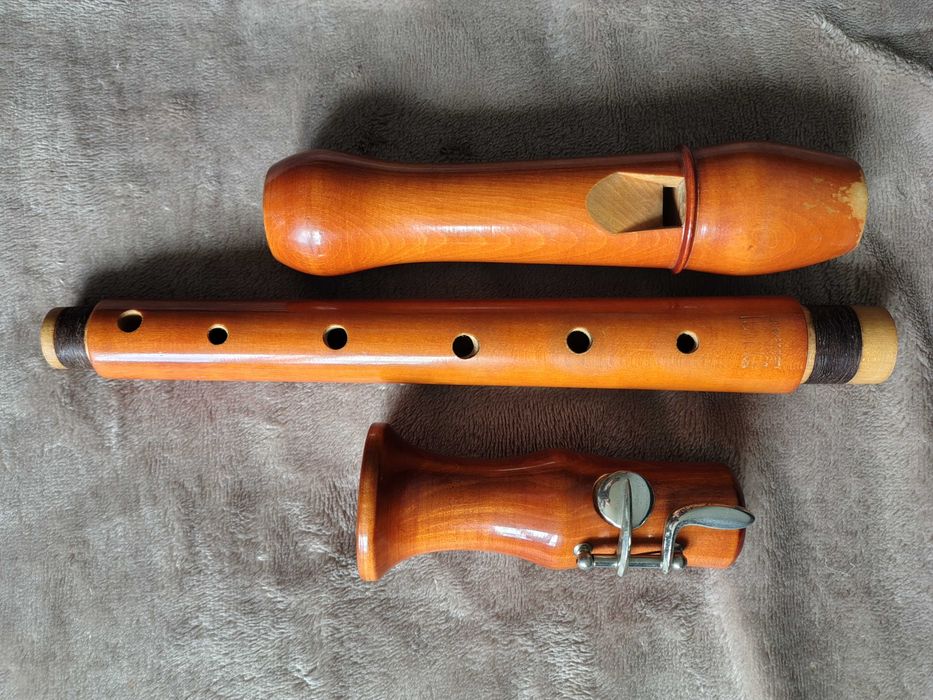 Drewniany flet prosty TENOROWY C Alexander Heinrich – PESTALOZZI | Vintage NRD