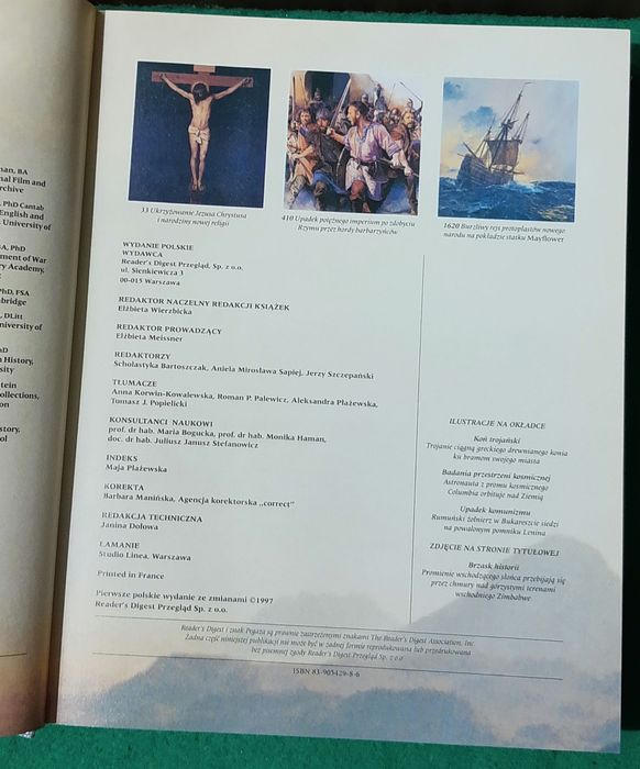 "Co? Gdzie ? Kiedy ? Zdarzenia, które zmieniły Świat" Reader's Digest