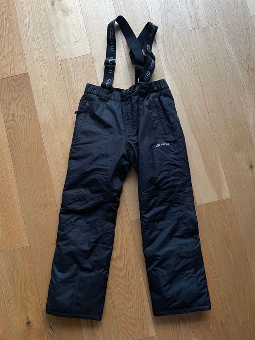 Spodnie narciarskie Martes czarne 140