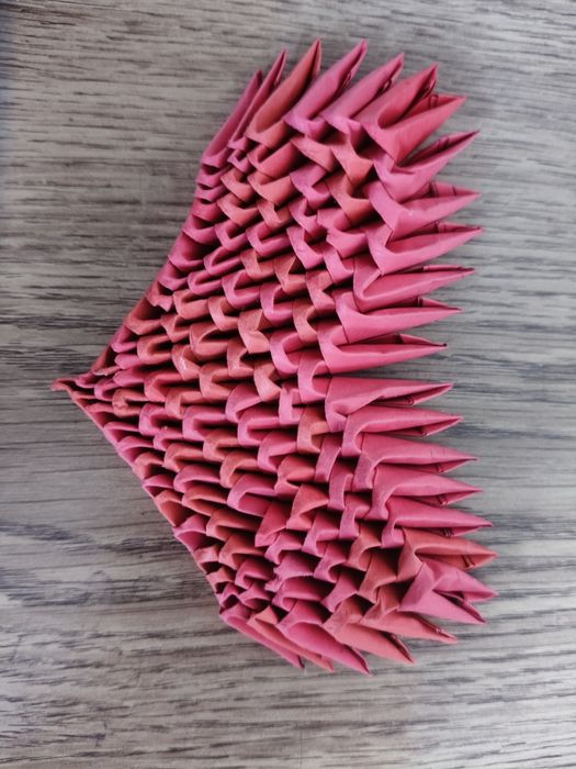 Origami modułowe serce