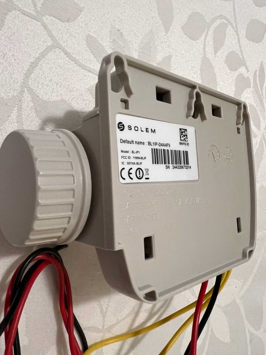 Solem BL-IP 1 - Programador jardim rega Bluetooth 9V pilha via APP para uma zona