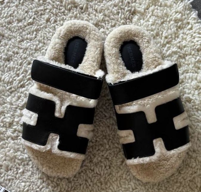 Hermes Chypre шлепки Оригинал !41-42 Chanel Loro Piana YSL