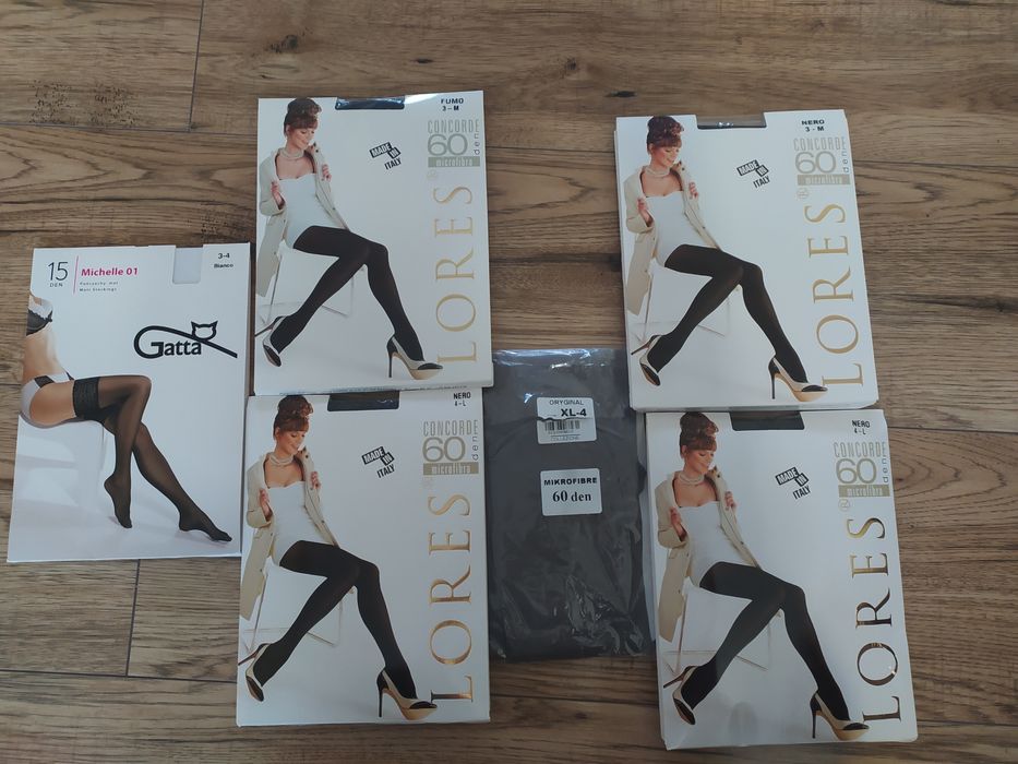 Włoskie rajstopy Lores i pończochy ślubne Gatta