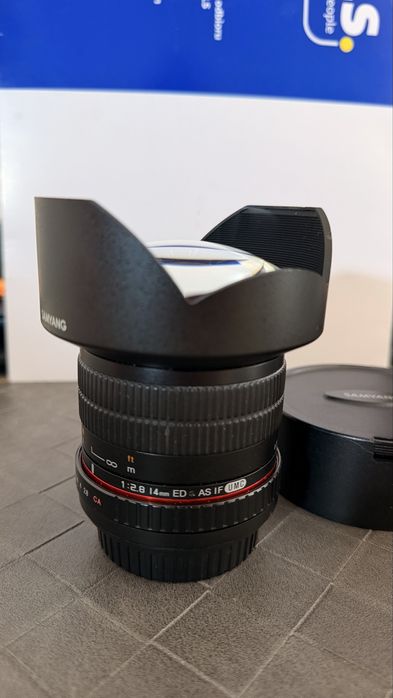 Samyang 14mm f/2.8 ED AS IF UMC mocowanie EF Canon