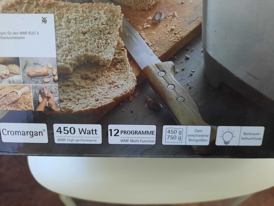 Máquina de Cozer Pão WMF KultX – Pão Fresco em Casa Todos os Dias!