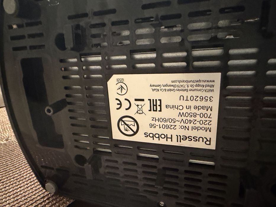 Toster opiekacz czarny