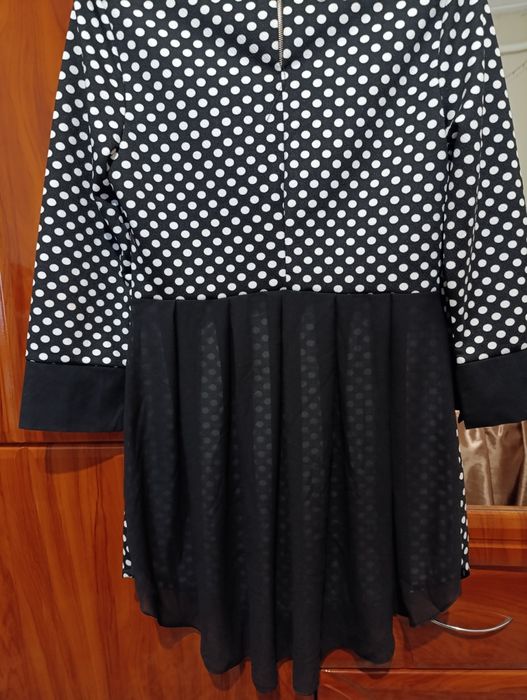 Туніка в горох подовжена