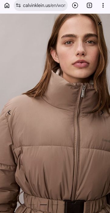Пуховик Calvin Klein (довгий)  оригінал