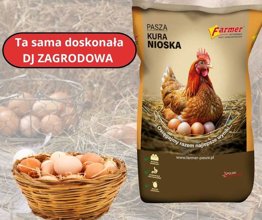 Pasza zagrodowa NIOSKA granulowana 25 kg Farmer