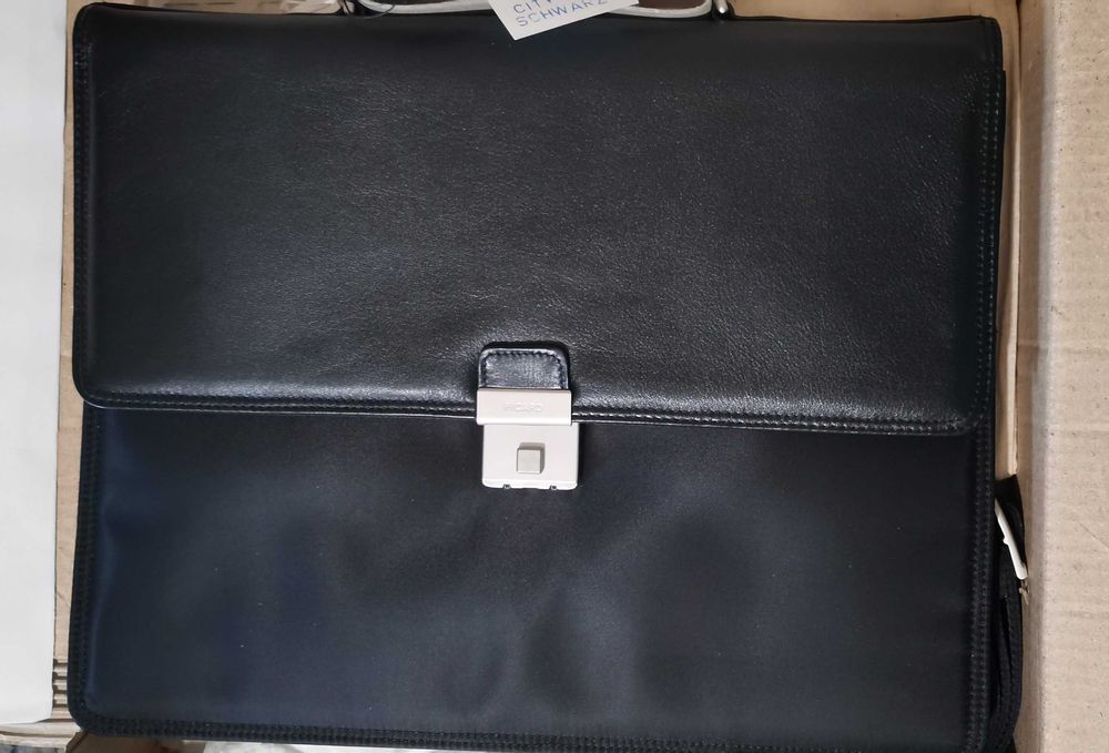 Pasta Executiva Picard City Jet Schwarz - NOVA a Estrear