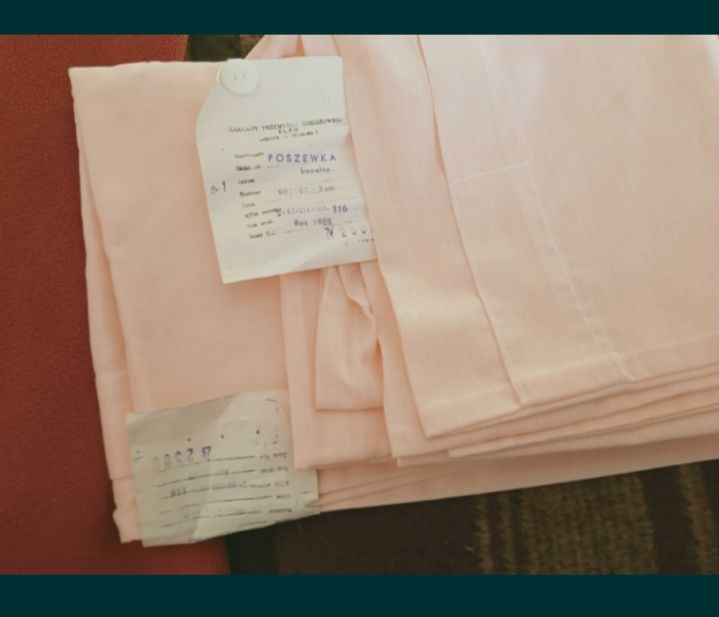 Komplet bawełnianej pościeli z ok.prl