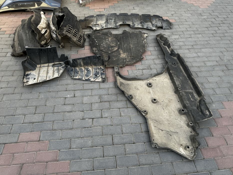 Toyota Highlander 2019-2024 Защита днища двигуна бампера підкрилок