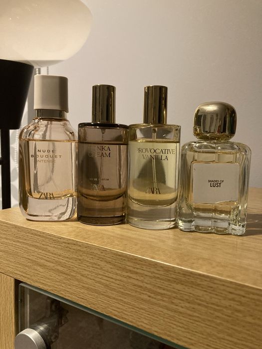 Zara perfumy 4 różne zapachy za 170 zł.