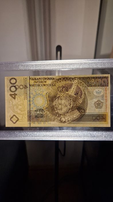 Banknot testowy 400zł
