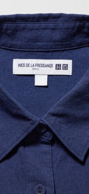 Платье-рубашка UNIQLO,лён/хлопок,М