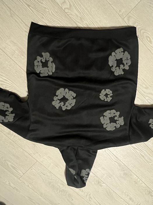 Чорна кофта Denim Tears