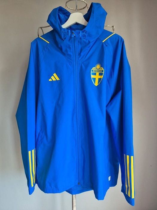 Szwecja reprezentacja XL training Wind Jacket zip Adidas kurtka
