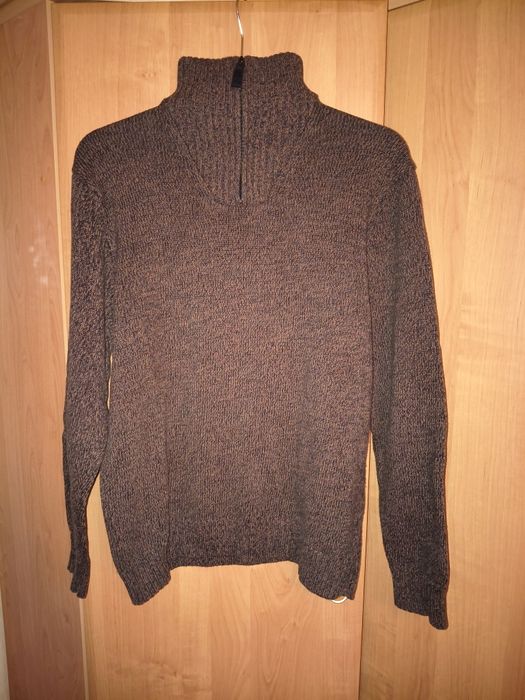 Brązowy sweter męski Luciano r. XL