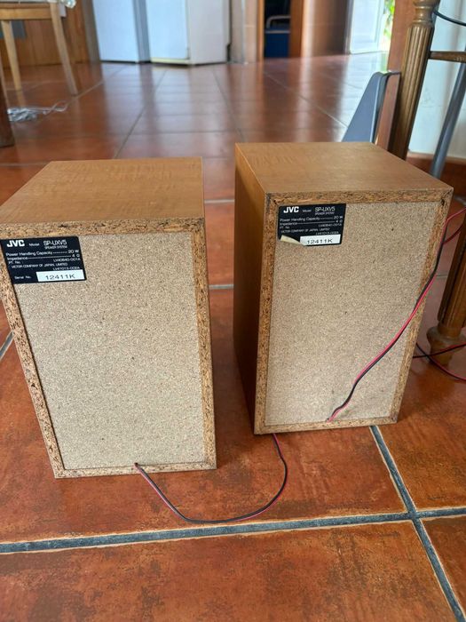 JVC UX‑V5R – Micro sistema som CD/Cassete + rádio + colunas + comando