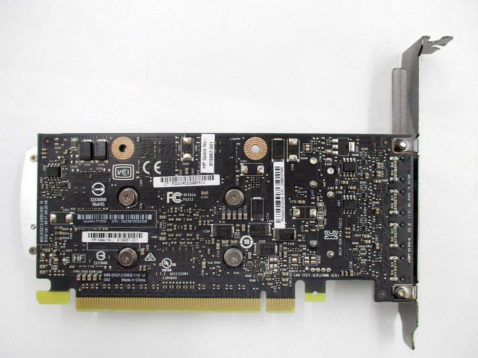 Nvidia Quadro P1000 (4GB GDDR5 128 bit\ 640 cores \ 1,894 gflops) ТОРГ