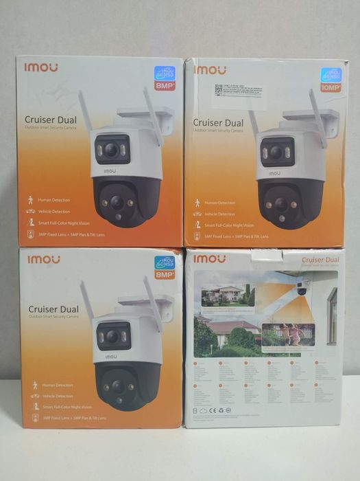 Вулична WiFi відеокамера IMOU Cruiser Triple  11mp  IPC-S7UP-11M0WED