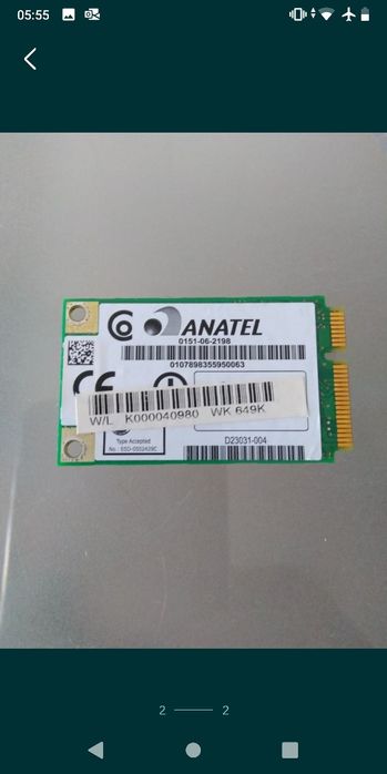 Card wireless PC 125Mbps 802.11g(novo)