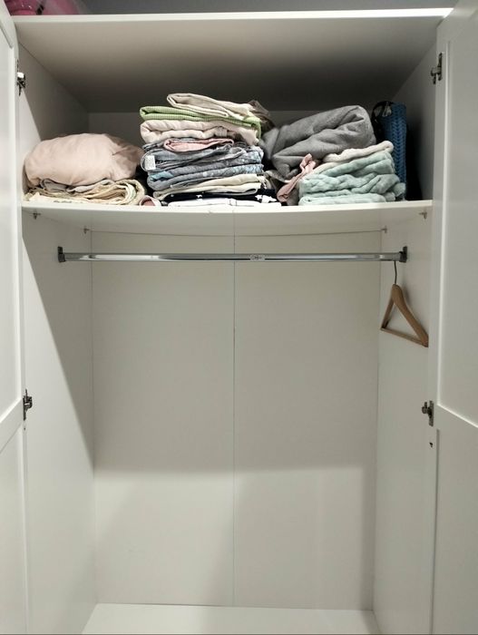 Szafa biała dwudrzwiowa