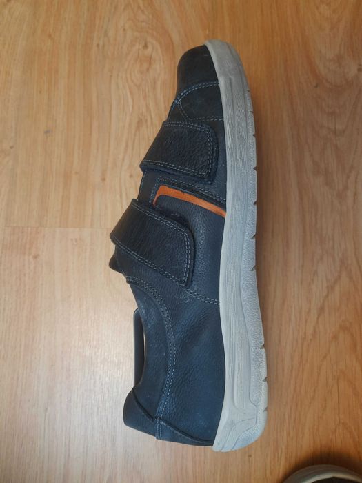 Мужские кожаные туфли на широкую ногу Cosyfeet 45 p.