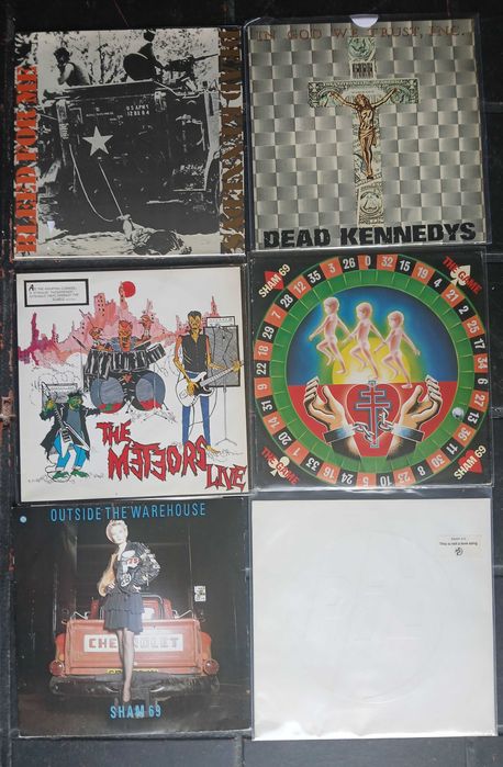 Punk Rock Vinil (Dead Kennedys, Sid, PIL. Sham 69,.Tubes. Meteors)