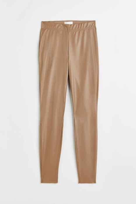 Леггинсы кожзам H&M