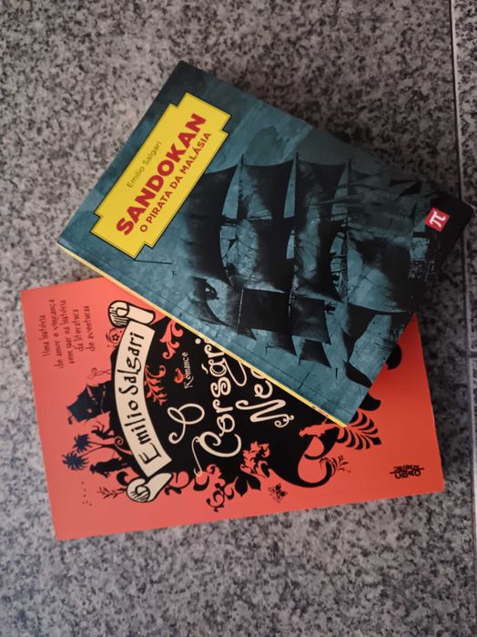 Livros - Sandokan e O Corsário Negro
