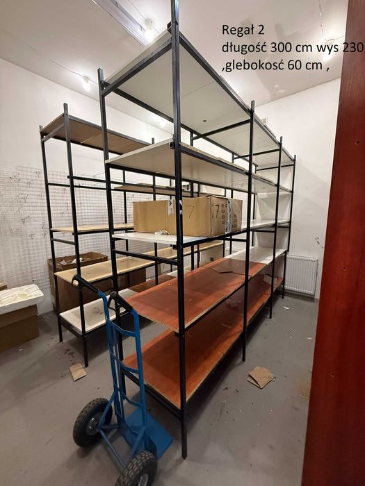 Regały magazynowe stalowe