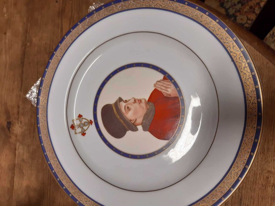 Coleção de pratos da companhia das Índias.