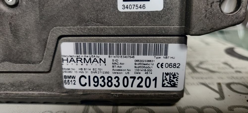 Bmw NBT HU мультимедіа