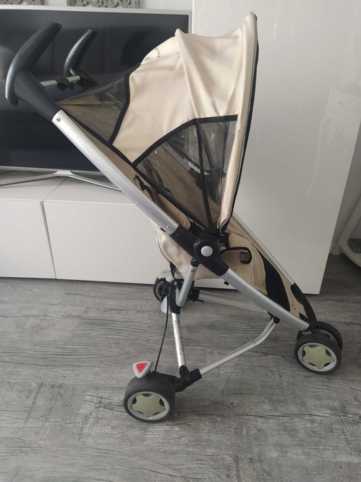 Wózek spacerowy parasolka trójkołowy Quinny ZAPP beżowy + travelbag