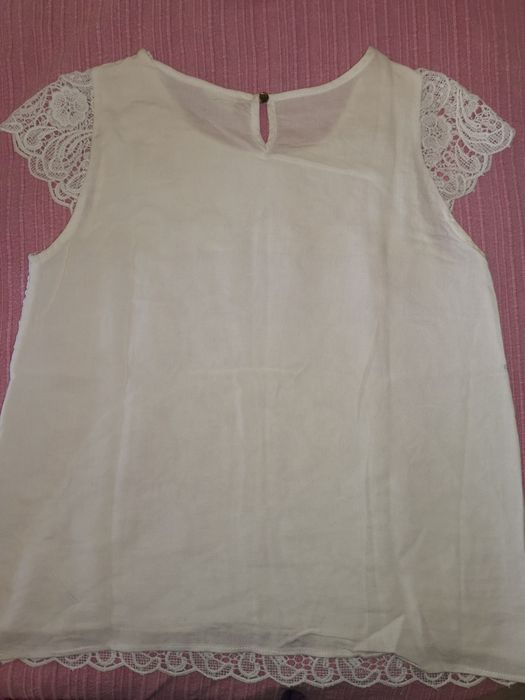 Blusa renda criança