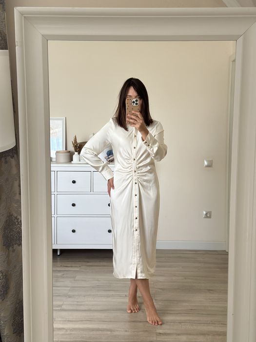 Сукня атласна zara