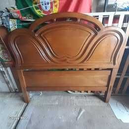 Mobília de quarto de casal com pedras de mármore