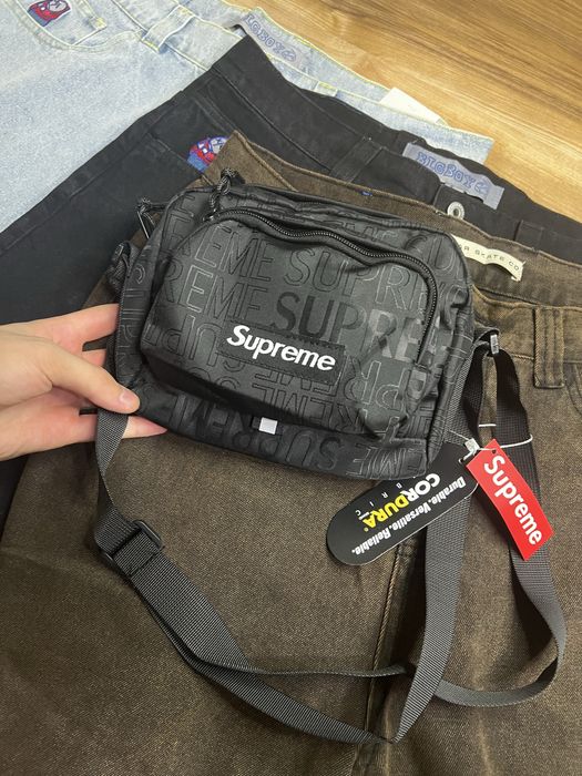 сумка  мессенджер supreme
