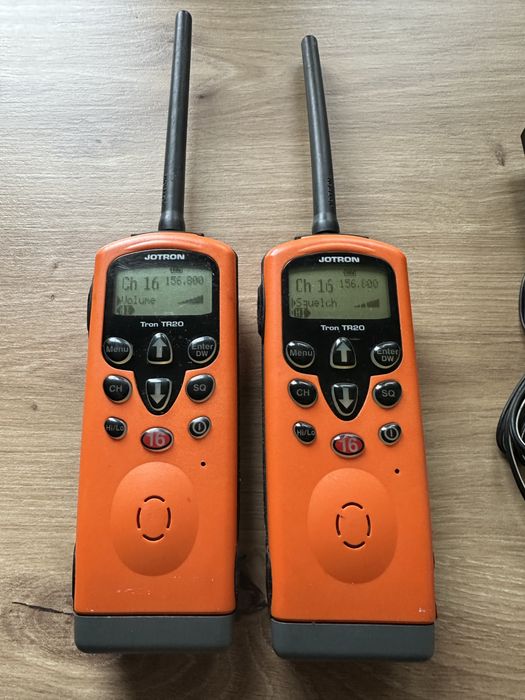 Radio morskie przenośne VHF Tron Tr20 z ladowarką