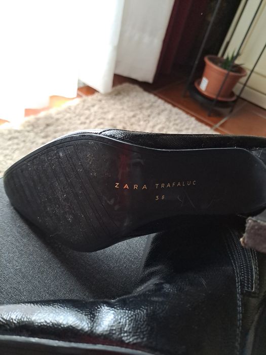 Botas Pretas de salto Zara