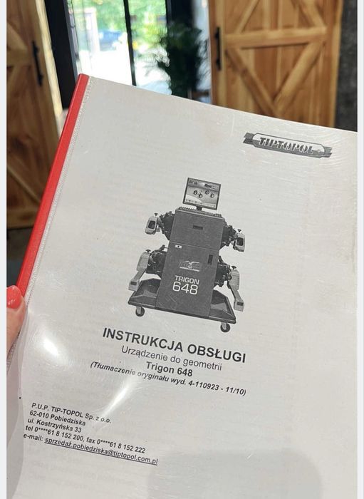 Mondolfo Ferro Trigon 648 – geometria kół 8 kamer CCD – profesjonalna