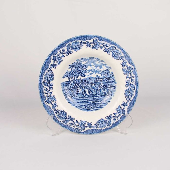Prato sopeiro em porcelana Royal Wessex