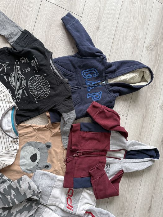 Bluzy bluzki dla chłopca 92 komplet zestaw paczka