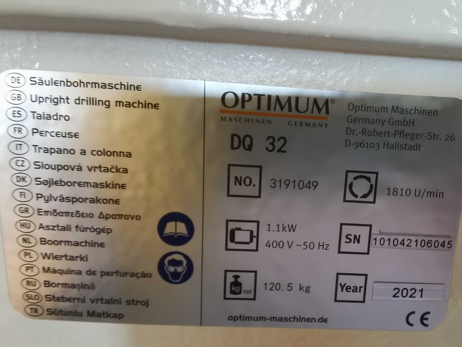 Engenho de furar OPTI DQ32