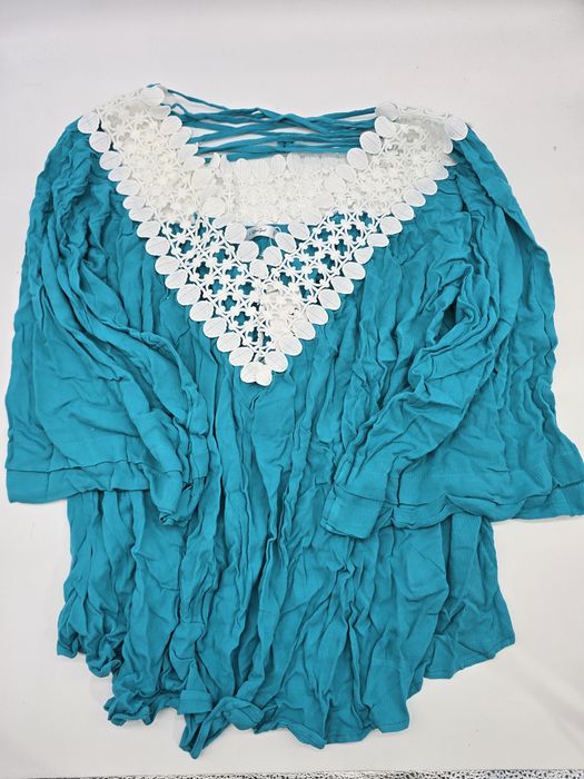 Camisa de verão com bordado Rosegal L nova