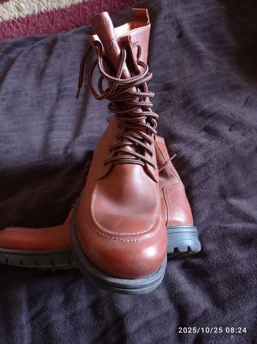 Buty męskie glany ESPRIT skóra jak nowe